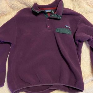 Patagonia purple pullover